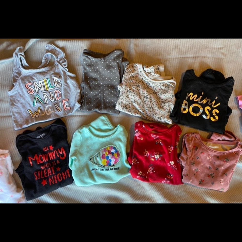 Baby girl onesie lot sizes 12-18 month